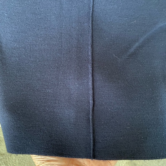 The Row Knit Wide Leg Pant in Navy - Size Large - Picture 8 of 8